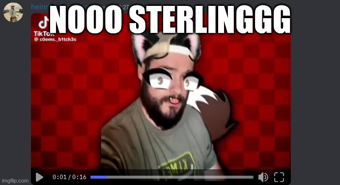 NOOO STERLINGGG | made w/ Imgflip meme maker