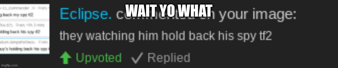 WAIT YO WHAT | made w/ Imgflip meme maker