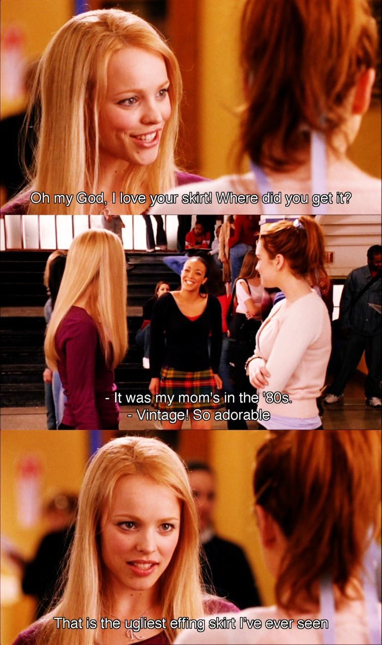 High Quality mean girls ugliest skirt Blank Meme Template