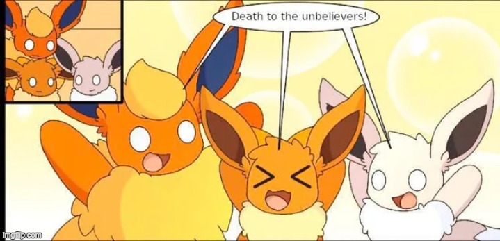 Death to the unbelivers!!!!!!! | image tagged in death to the unbelivers,death to the unbelivers2 | made w/ Imgflip meme maker