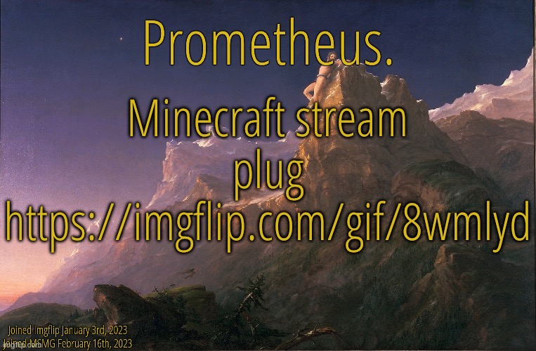 Silver Announcement Template 9.0 | Minecraft stream plug
https://imgflip.com/gif/8wmlyd | image tagged in silver announcement template 9 0 | made w/ Imgflip meme maker