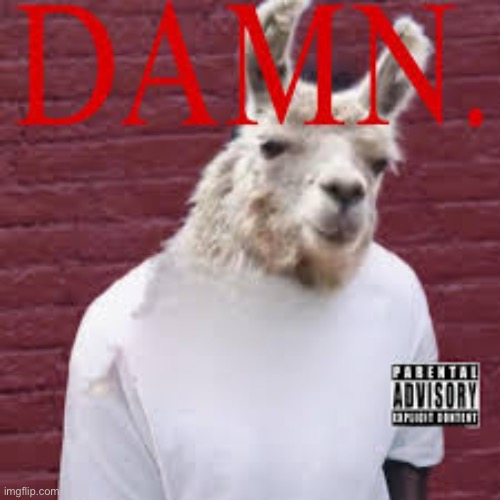 so he won the beef. | image tagged in kendrick lamar,llama,kendrick llama | made w/ Imgflip meme maker