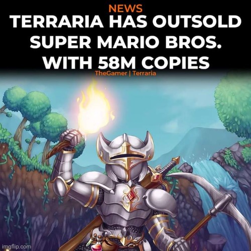 Ladies and gentlemen, we did it. We actually did it! :applause: | image tagged in terraria,video games,screenshot,news,announcement | made w/ Imgflip meme maker