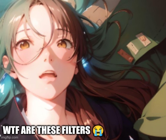 wth | WTF ARE THESE FILTERS 😭 | made w/ Imgflip meme maker