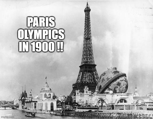 memes by Brad - Paris Olympics in 1900 | PARIS OLYMPICS IN 1900 !! | image tagged in fun,paris,olympics,historical meme,vintage,humor | made w/ Imgflip meme maker