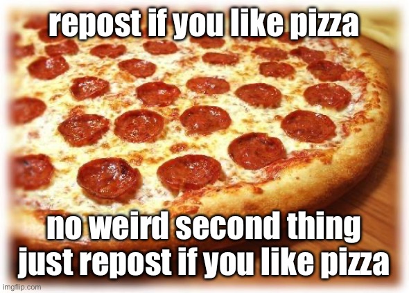 Coming out pizza  | repost if you like pizza; no weird second thing just repost if you like pizza | image tagged in coming out pizza | made w/ Imgflip meme maker