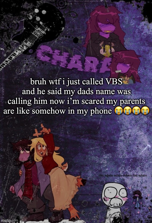 bruh wtf i just called VBS and he said my dads name was calling him now i’m scared my parents are like somehow in my phone 😭😭😭😭 | image tagged in khara's rude buster temp | made w/ Imgflip meme maker