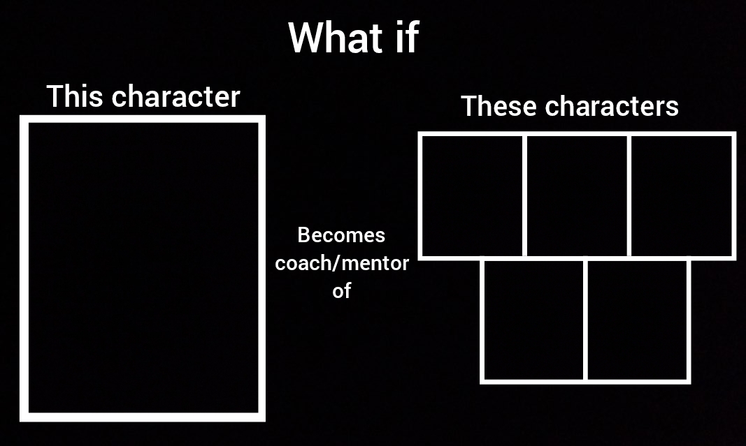 What if blank meme becomess coach/mentor Blank Meme Template