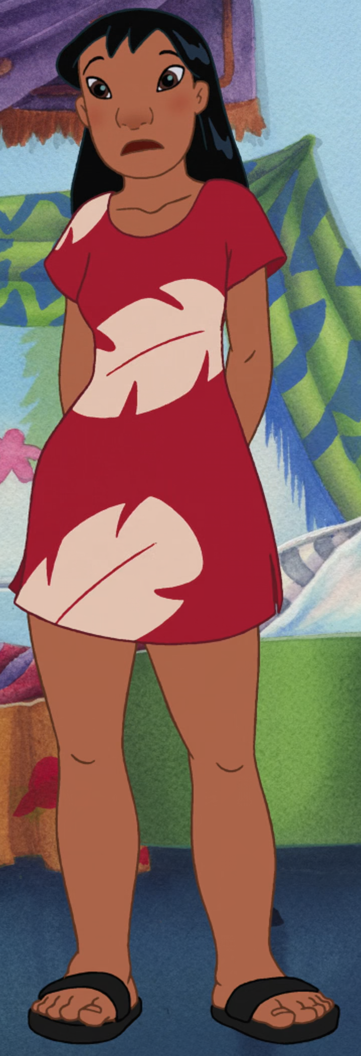 Teenage Lilo Pelekai Blank Meme Template