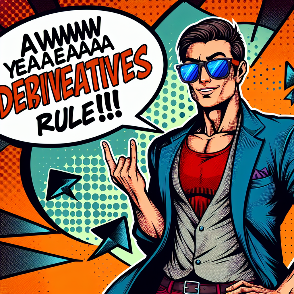 someone saying "awww yeaaa derivatives RULE!!!" in a cool and aw Blank Meme Template