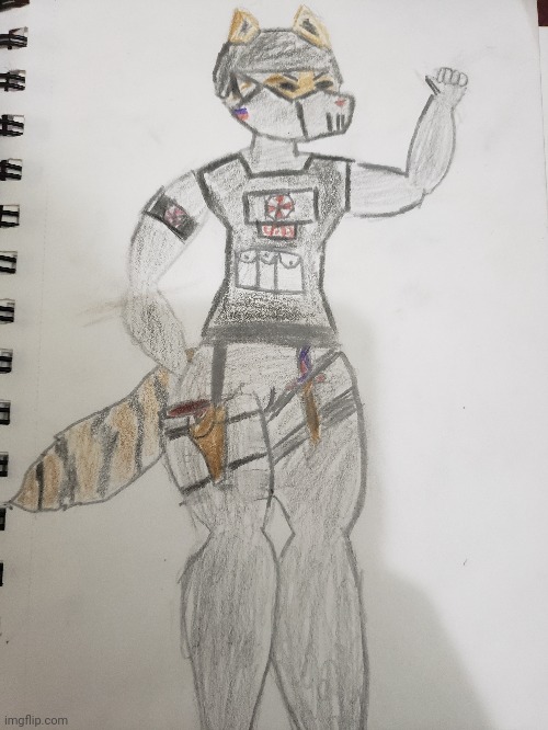 Something Something here's my Fursona, she's a Raccoon, her name is Alice make fun of my drawing idc I suck XD | image tagged in resident evil,raccoon city,that is the umbrella corporation logo | made w/ Imgflip meme maker