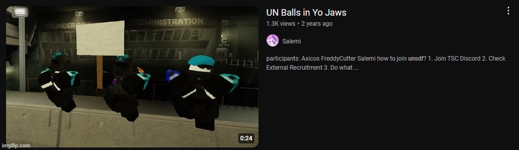 why is this the first video that showed up when I searched for my faction on youtube | made w/ Imgflip meme maker
