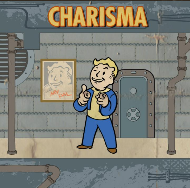 Fallout Charisma Blank Meme Template