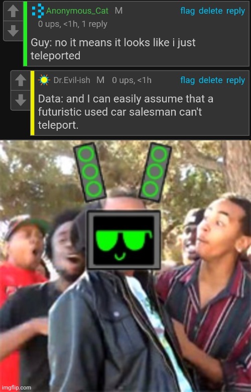 r o a s t e d | image tagged in black boy roast | made w/ Imgflip meme maker