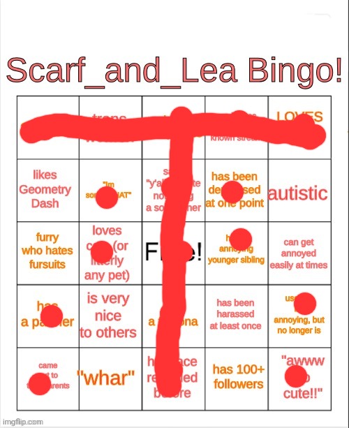 ⬆️➡️⬇️⬇️⬇️ | image tagged in scarf_and_lea bingo | made w/ Imgflip meme maker