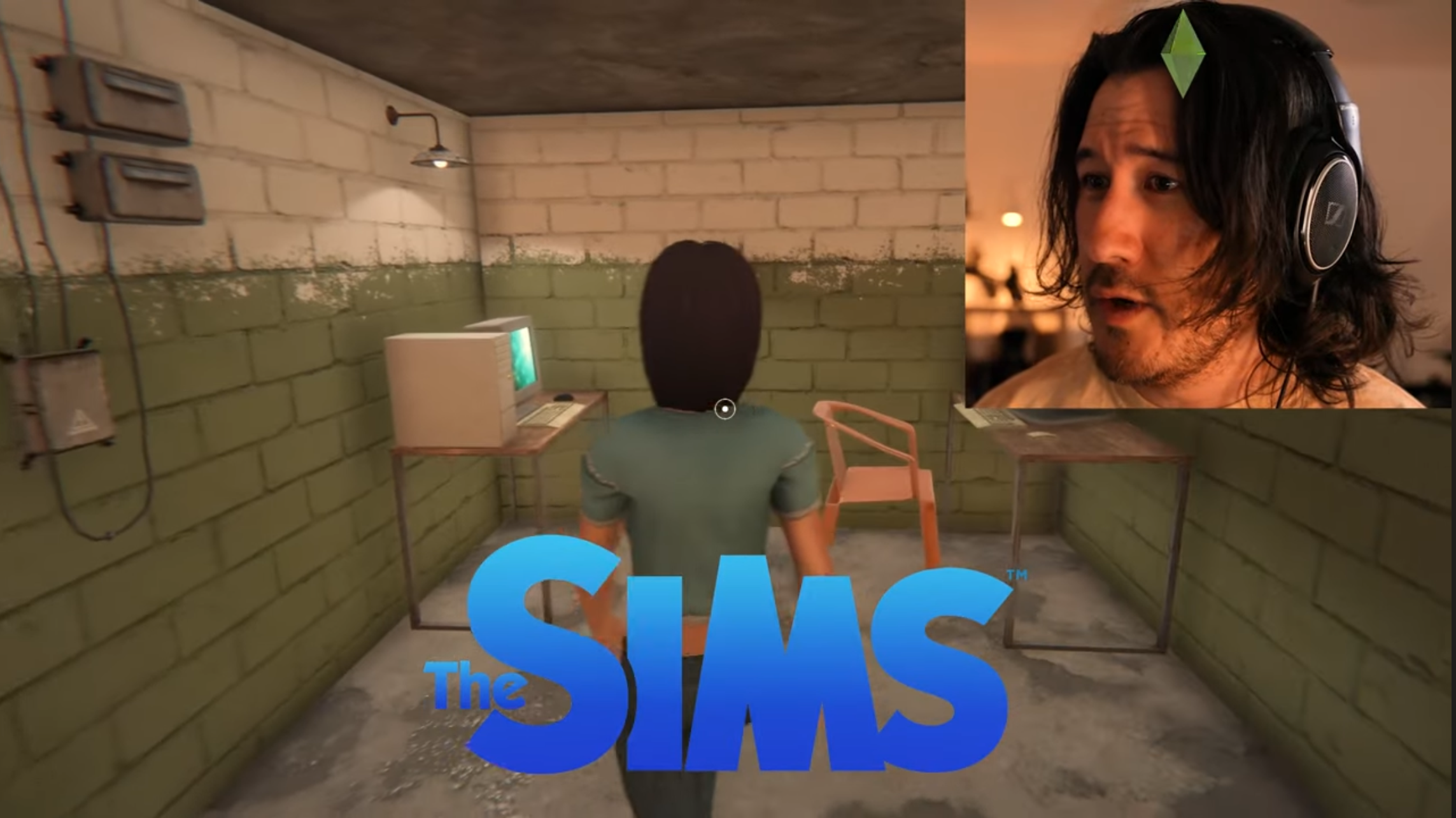 High Quality Markiplier the sims Blank Meme Template