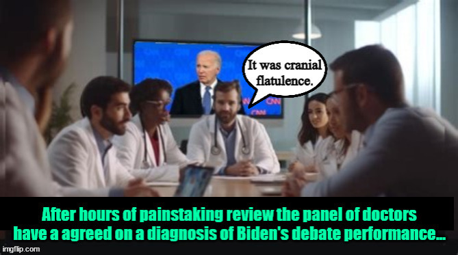 Doctors meeting | image tagged in doctors at meeting,brain farts,no brain worms,lets go joe | made w/ Imgflip meme maker
