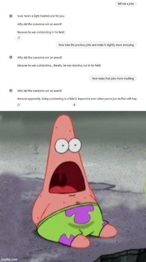 :0 | image tagged in suprised patrick | made w/ Imgflip meme maker