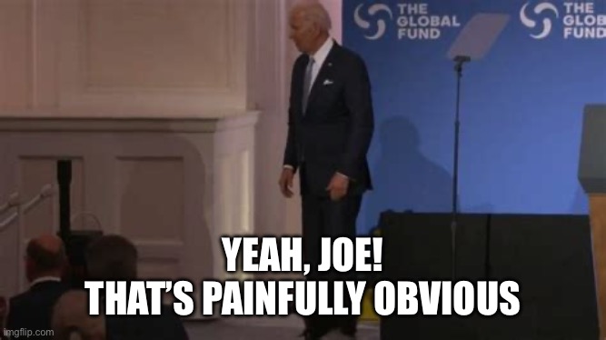 YEAH, JOE!
THAT’S PAINFULLY OBVIOUS | made w/ Imgflip meme maker