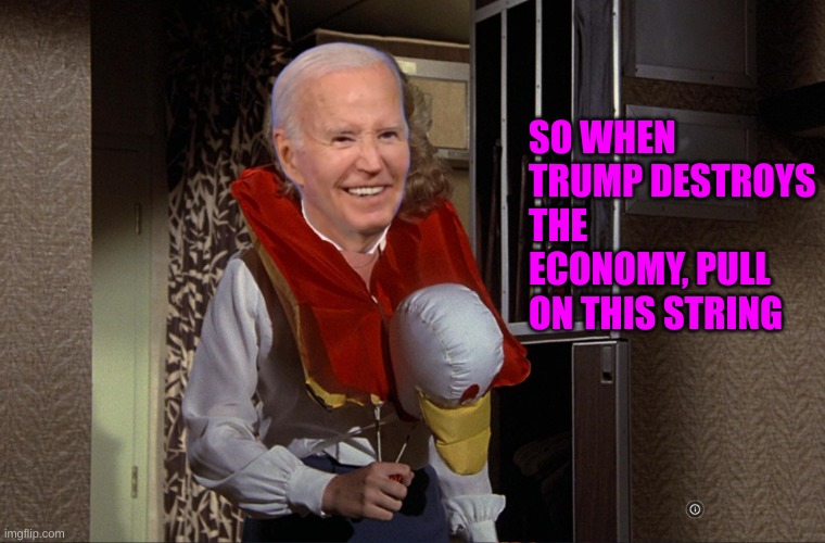 Creating a series of Airplane themed memes because this Disastrous Administration reminds me of the movie | SO WHEN TRUMP DESTROYS THE ECONOMY, PULL ON THIS STRING | image tagged in airplane life preserver | made w/ Imgflip meme maker