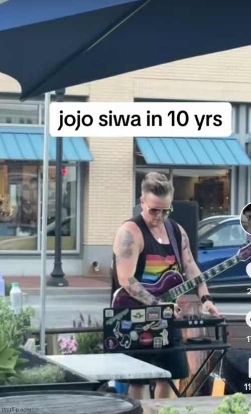 AI age progressed parody | image tagged in jojo siwa,funny memes,parodying | made w/ Imgflip meme maker