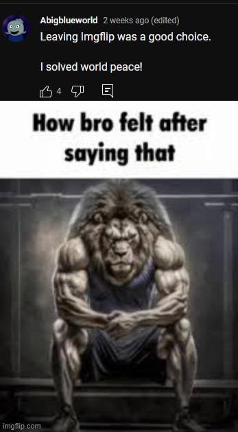 image tagged in how bro felt after saying that | made w/ Imgflip meme maker