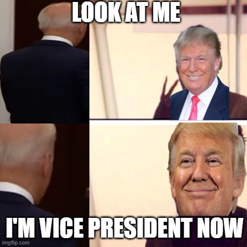 I'm VP | LOOK AT ME; I'M VICE PRESIDENT NOW | image tagged in memes,captain phillips - i'm the captain now | made w/ Imgflip meme maker