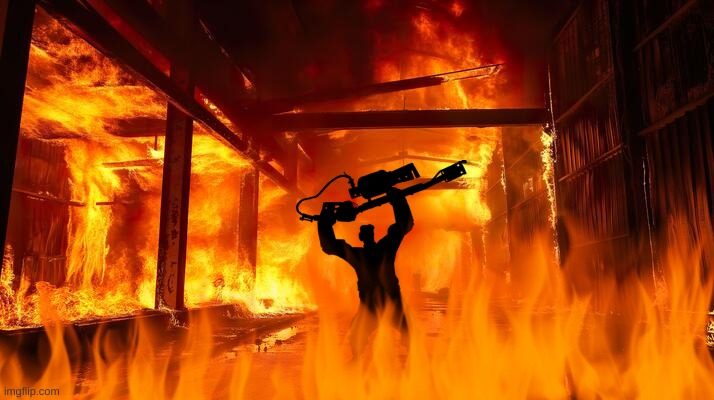 High Quality pyro arson Blank Meme Template