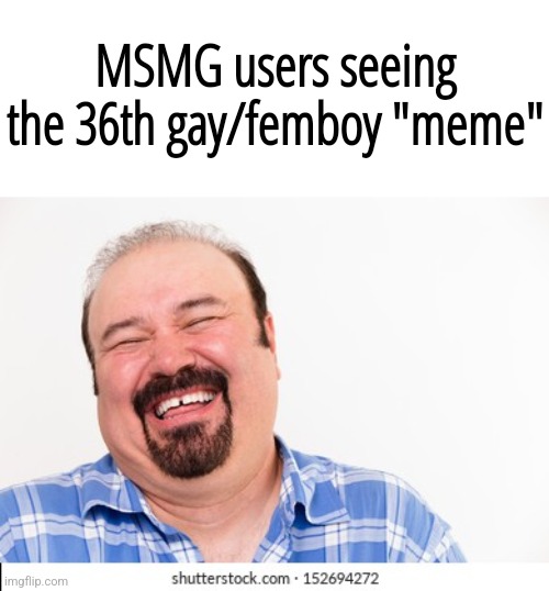 MSMG users seeing the 36th gay/femboy "meme" | made w/ Imgflip meme maker