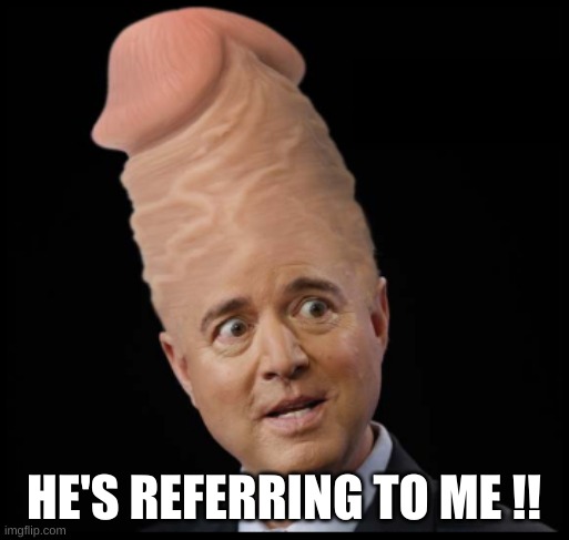 Adam Schiff | HE'S REFERRING TO ME !! | image tagged in adam schiff | made w/ Imgflip meme maker