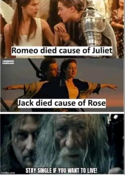 image tagged in romeo and juliet,titanic | made w/ Imgflip meme maker