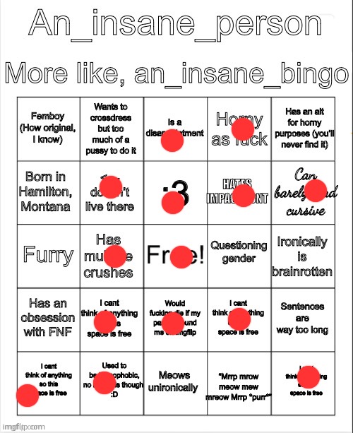 Good morning everyone | image tagged in an insane bingo | made w/ Imgflip meme maker