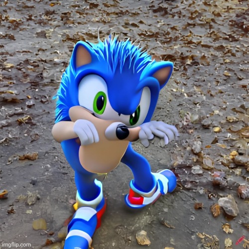 Stupid Fucking Degenerate Bipedal Sonic | image tagged in stupid fucking degenerate bipedal sonic | made w/ Imgflip meme maker