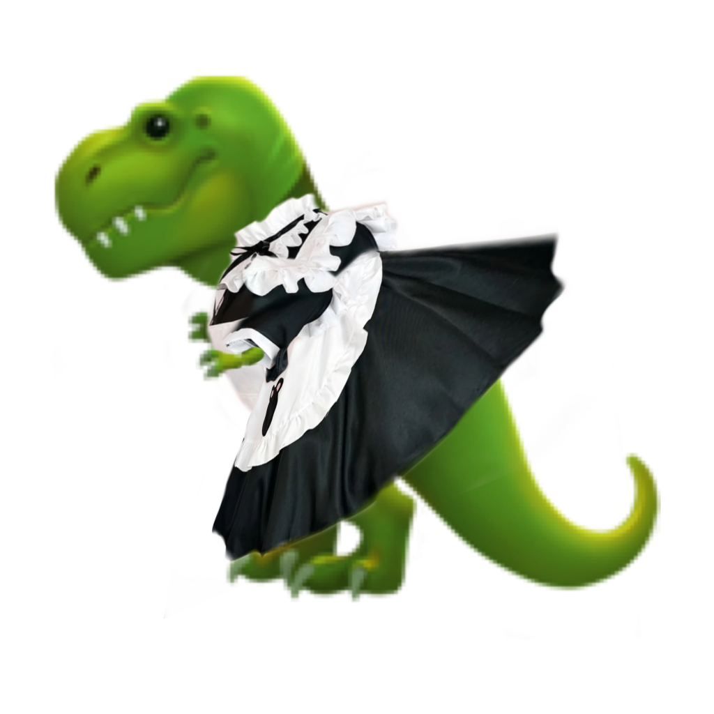 Maid dino Blank Meme Template