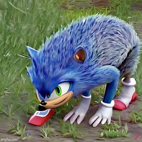 Badass Fucking Degenerate Sonic | image tagged in badass fucking degenerate sonic | made w/ Imgflip meme maker