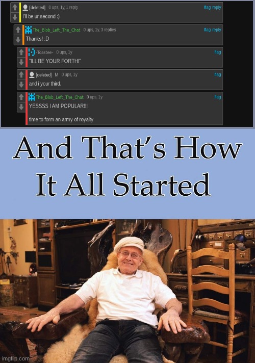 and thats how it all started | image tagged in and thats how it all started | made w/ Imgflip meme maker