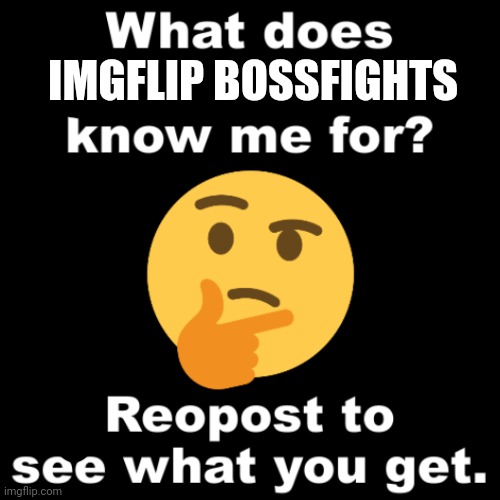Well skidalidsleedoo | IMGFLIP BOSSFIGHTS | image tagged in what does ms_memer_group know me for | made w/ Imgflip meme maker