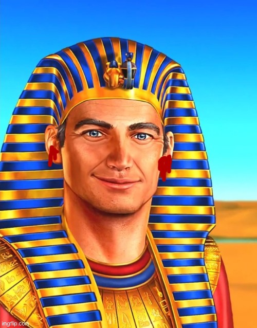 White Egyptian | image tagged in white egyptian | made w/ Imgflip meme maker