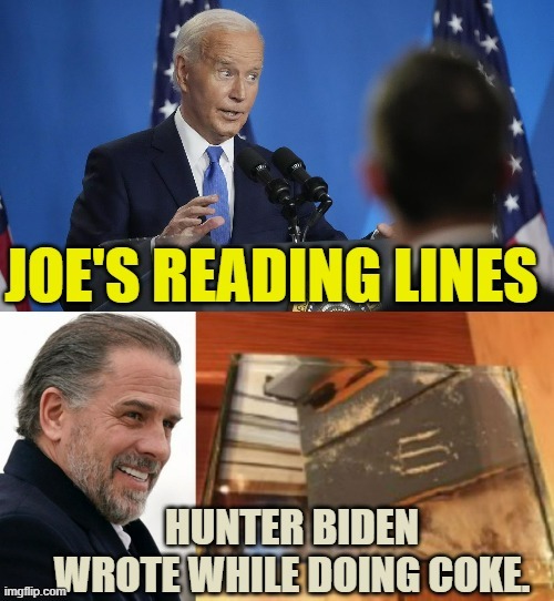 What Else Would You Expect From A Big Boy News Conference? | image tagged in memes,joe biden,read,hunter,writer,politics | made w/ Imgflip meme maker