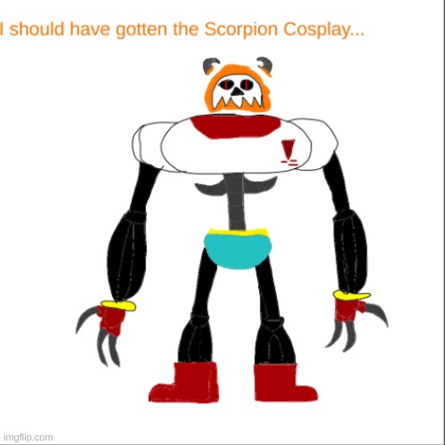 Papyrus Infernal (Because y'all keep calling Infernal Evil Papyrus) | image tagged in papyrus infernal | made w/ Imgflip meme maker