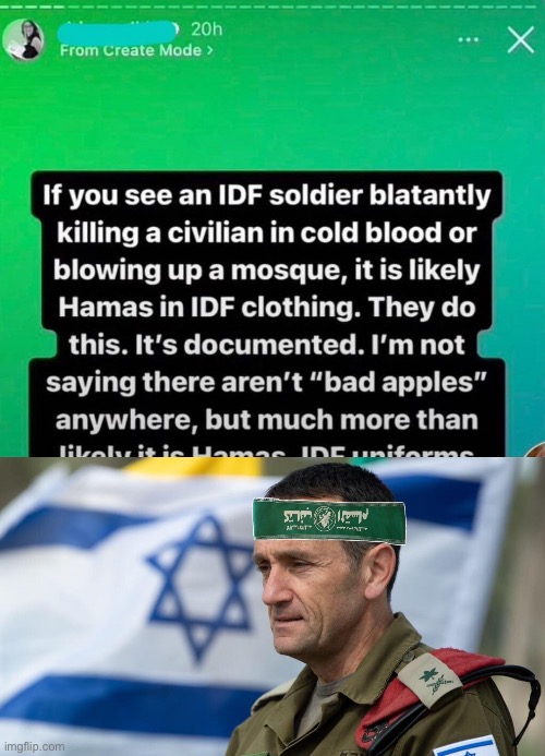 IDF is Hamas confirmed??!?!!!!! | made w/ Imgflip meme maker