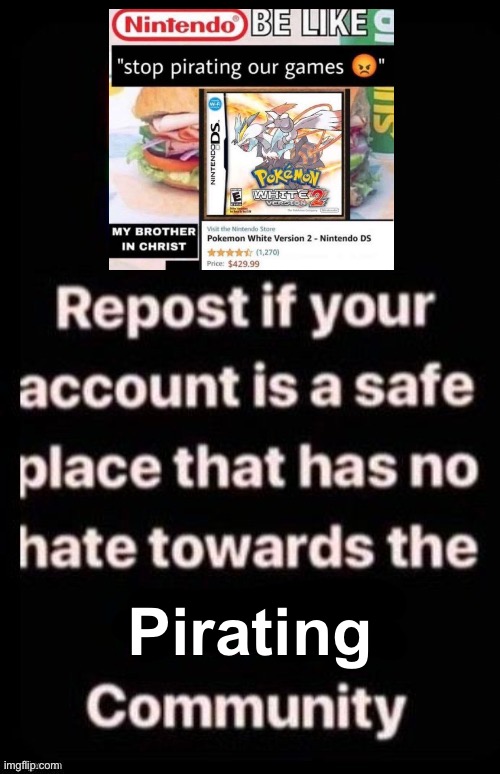 Repost if your account meets the criteria | Pirating | image tagged in repost if your account meets the criteria | made w/ Imgflip meme maker