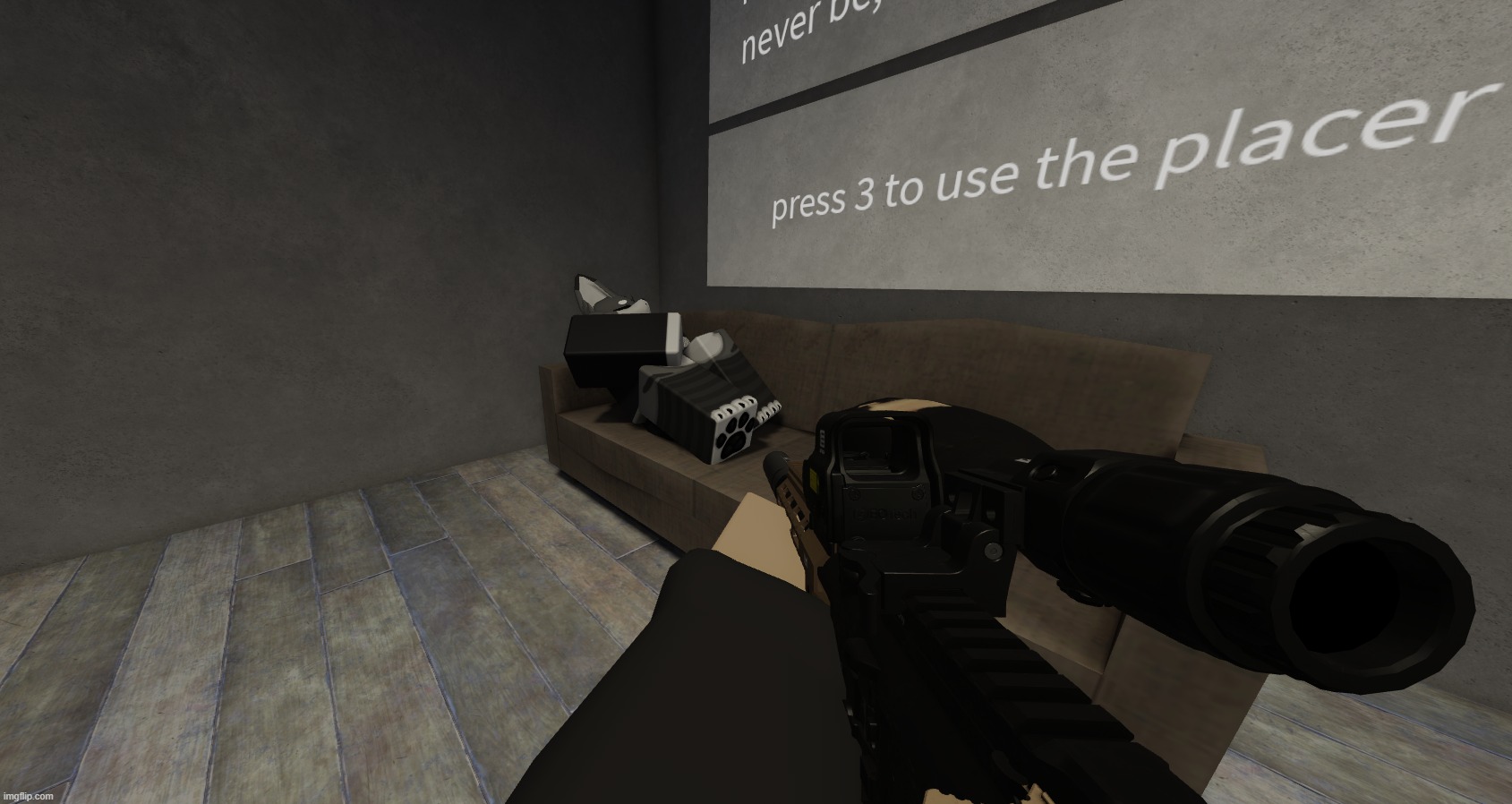how is this mfer sleeping, im literally shooting a firearm less than 10 meters away | made w/ Imgflip meme maker