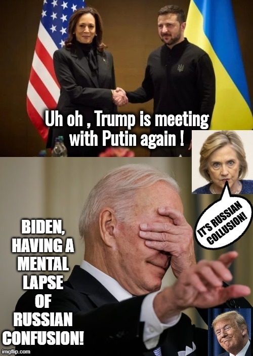 Biden having a mental lapse of Russian confusion | image tagged in biden,confused confusing confusion,dude you're an idiot | made w/ Imgflip meme maker