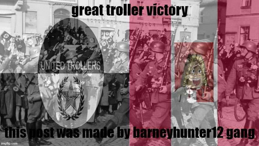 GET DUNKED ON ADMINS! | great troller victory; this post was made by barneyhunter12 gang | image tagged in roblox,barneyhunter12,trolling,robloxtrolling,youtube,ufort | made w/ Imgflip meme maker