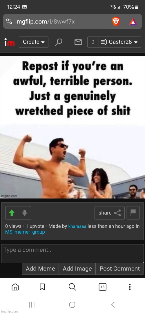 made w/ Imgflip meme maker