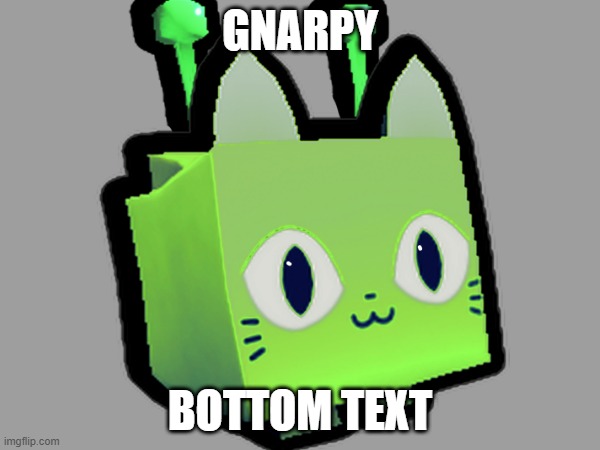 gnarp gnarp | GNARPY; BOTTOM TEXT | image tagged in memes,gnarp | made w/ Imgflip meme maker