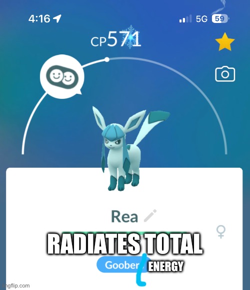 RADIATES TOTAL; ENERGY | made w/ Imgflip meme maker