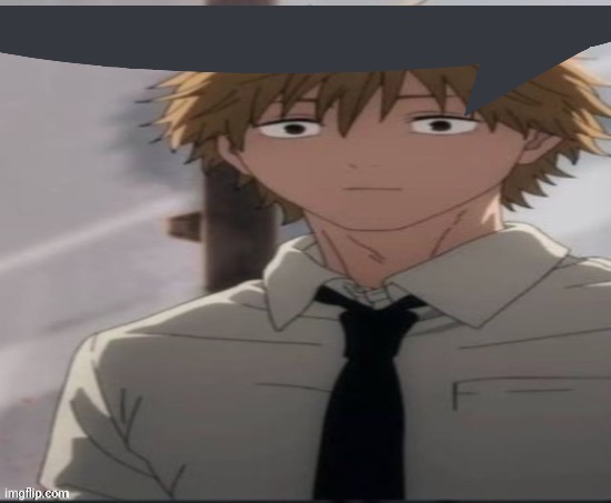 Denji stare | image tagged in denji stare | made w/ Imgflip meme maker