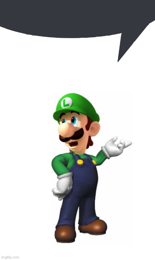 image tagged in discord speech bubble,logic luigi | made w/ Imgflip meme maker